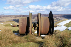 
Coity Quarry winding drum, Blaenavon, March 2010